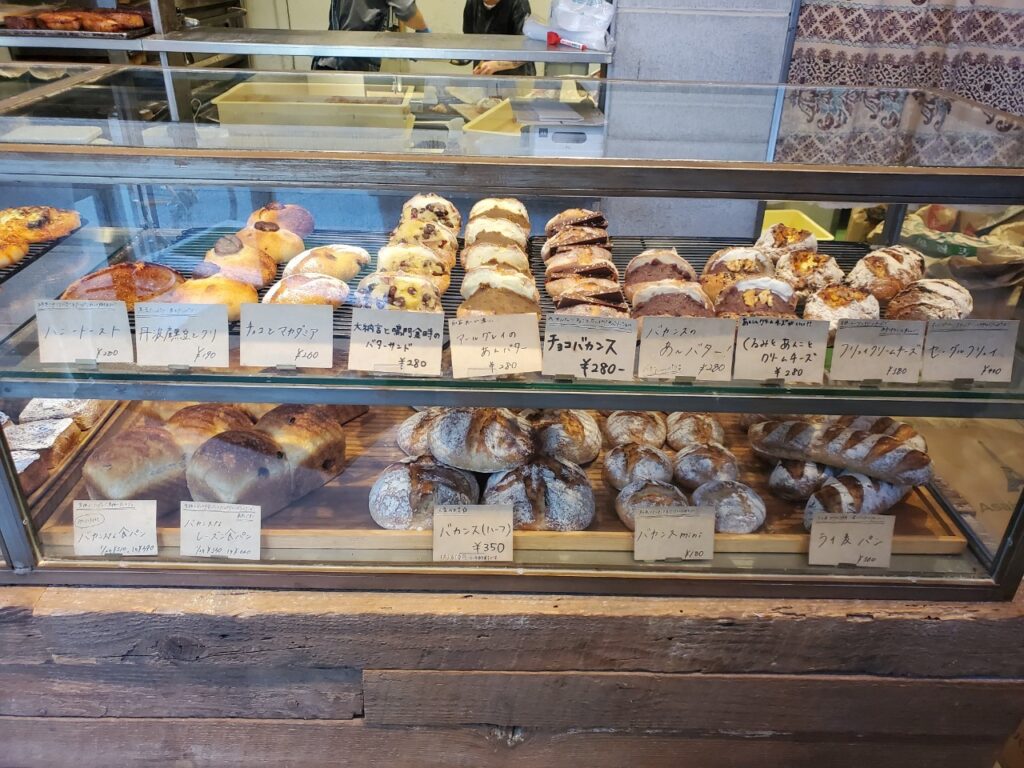 ベーカリーバカンス 店内