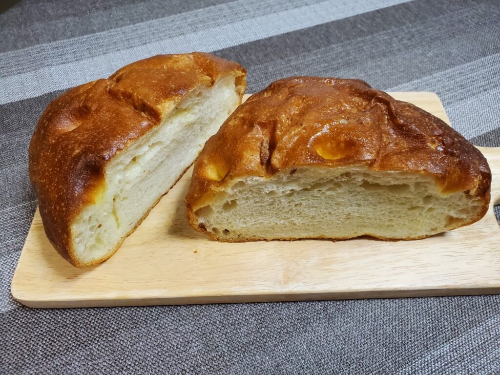 Le pain de Abbessesのプレーンフォカッチャ、パンスク