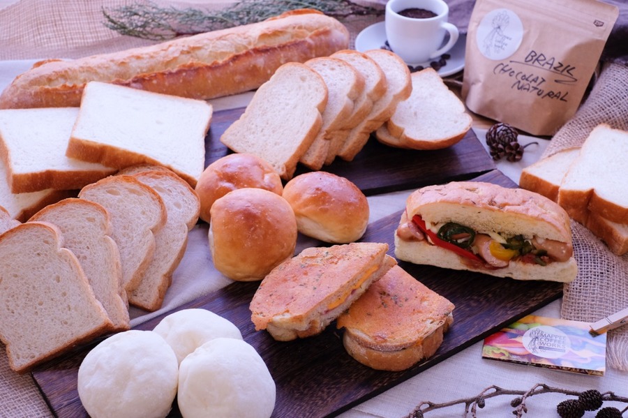 淡路島の食材使用 サンドイッチにおすすめパンと自家焙煎コーヒーセット